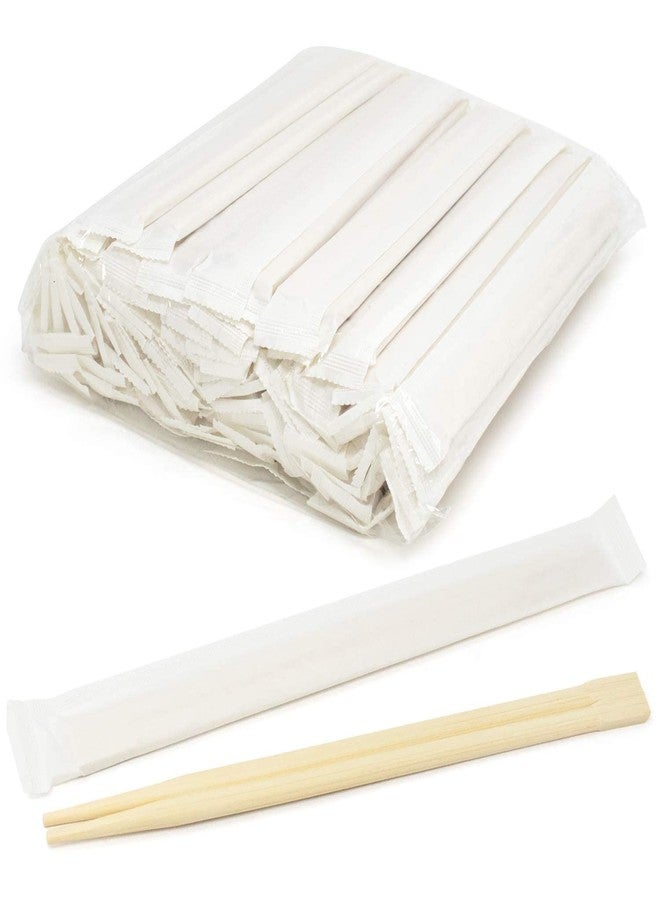 DEERA Bamboo Wooden Chopsticks - 10 Inch - Individually Wrapped - Pack of 50 Pairs - Image 3